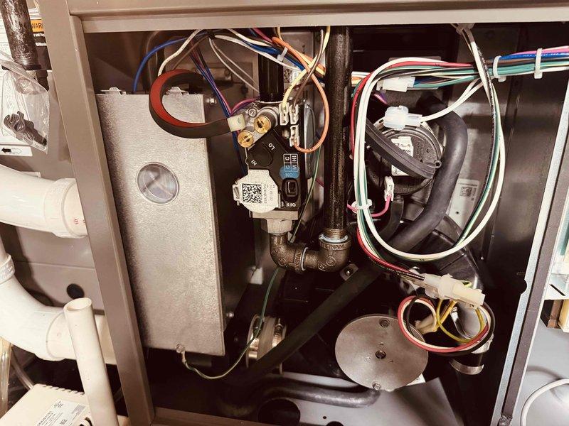 Completed MVP cooling maintenance visit on four HVAC systems. Investigated reported intermittent thermostat connectivity issues with smart home application. Performed comprehensive inspection of all system components including gas valve assemblies, electrical connections, wiring harnesses, heat exchangers, and control boards. Verified proper operation of all mechanical and electrical components across all four units. All systems found to be functioning within normal parameters with no immediate service requirements identified.