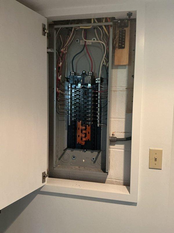 Installed dedicated electrical circuit for plumbing equipment at residential property. Accessed main electrical panel, ran appropriate gauge wiring, and terminated connections to new circuit breaker in accordance with local electrical codes. Customer requested additional work to be quoted for future service.