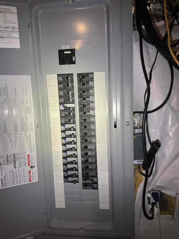 Conducted electrical estimate for generator installation. Evaluated existing electrical panel configuration and circuit breaker arrangement to determine compatibility and capacity for generator integration. Assessed site conditions including available space for equipment placement and confirmed no homeowner association restrictions would impact installation.