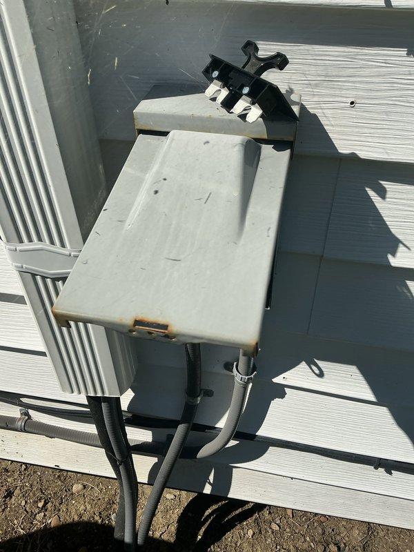 Completed routine MVP cooling maintenance visit on residential HVAC system. Performed comprehensive inspection of Lennox furnace unit in basement mechanical room and outdoor condensing unit with rooftop installation. Verified proper operation of all system components, checked electrical disconnect box and conduit connections, confirmed venting configuration on furnace intake and exhaust PVC piping, and documented equipment condition through photographic records. System found operating within normal parameters with no immediate service needs identified.