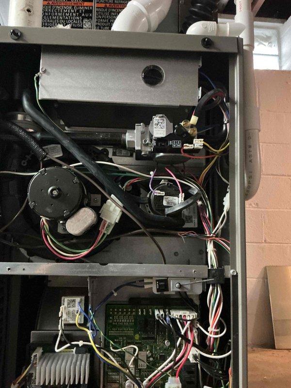 Completed comprehensive heating maintenance tune-up on 6-year-old Lennox furnace system. Performed full inspection of internal components including blower motor assembly, gas valve, heat exchanger, control board, electrical connections, and venting system. All components found operating within normal parameters; system tested and confirmed functioning properly with no issues identified.