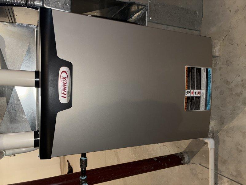 Completed MVP maintenance visit on Lennox heating system. Performed comprehensive inspection of furnace, ductwork, and ventilation components in mechanical space. All systems operating within normal parameters; member account updated to reflect completed service obligation.