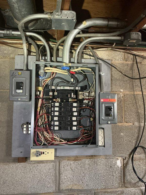 Responded to service call for non-functioning light switch, light fixture, and bathroom exhaust fan. Accessed electrical panel to diagnose circuit issues and identify affected breakers. Troubleshot electrical connections, verified proper voltage supply, and restored power to the affected fixtures. All components tested and confirmed operational upon completion.