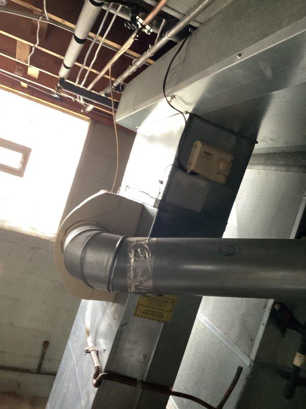 Completed air conditioning replacement estimate for residential property. Assessed existing HVAC system located in basement utility area, including evaluation of current ductwork configuration, electrical connections, and equipment placement. Discussed available replacement options and current promotional offerings with customer, who indicated interest in proceeding with installation in spring season.