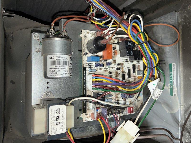 Completed comprehensive heating maintenance on a 5-6 year old gas furnace under the MVP maintenance program. Performed thorough inspection of all system components including blower assembly, electrical controls, and capacitor. Cleaned accumulated dust and debris from blower wheel and housing to restore optimal airflow efficiency. Verified proper operation of control board, wiring connections, and Honeywell control module. All electrical components, relays, and contactors tested and found functioning within normal parameters.