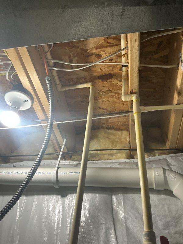 Conducted on-site evaluation and provided free estimate for water heater replacement. Inspected existing water heater installation, including supply lines, shut-off valves, and venting configuration in utility space. Documented current equipment condition and surrounding mechanical infrastructure, including HVAC ductwork and electrical systems in proximity to unit. Presented replacement options and recommendations to customer as requested second opinion.