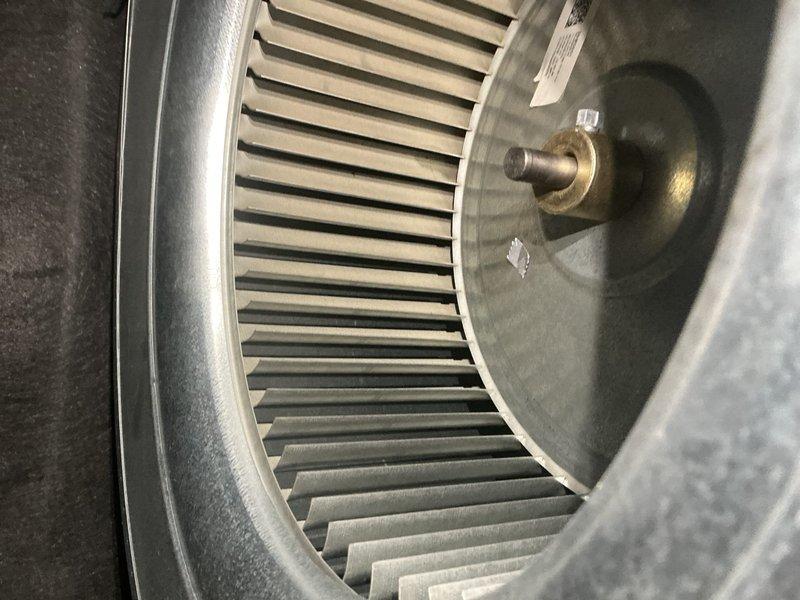 Completed comprehensive heating maintenance on a 4-year-old gas furnace system. Performed thorough inspection of blower wheel assembly, which showed excellent condition with clean fins and no debris accumulation. Verified proper operation of all mechanical components and confirmed system is functioning within manufacturer specifications.