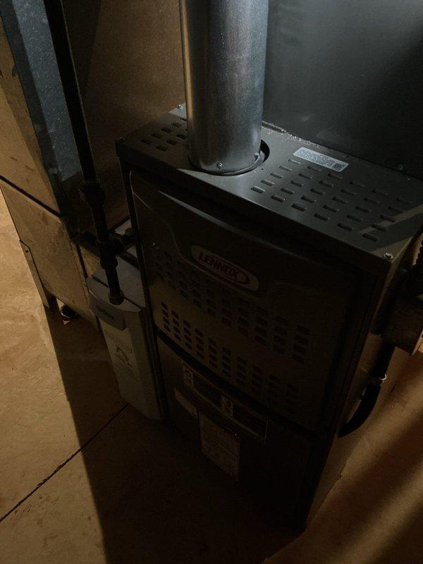 Completed MVP Cooling Maintenance on residential HVAC system. Performed comprehensive inspection of outdoor disconnect box, verifying proper fuse operation and electrical connections, and inspected indoor furnace unit including ductwork connections and system components. All equipment found operating within normal parameters with no deficiencies noted.