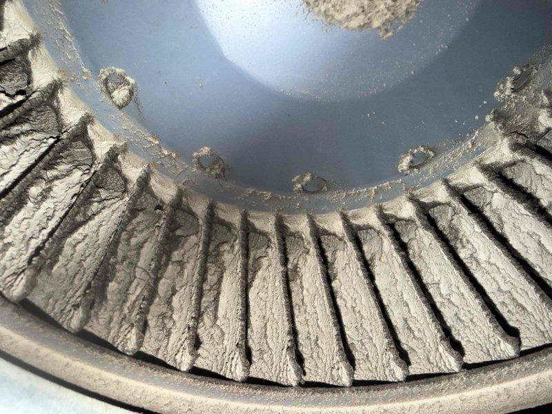 Performed comprehensive tune-up on 45-year-old gas furnace, including thorough cleaning of blower wheel assembly which showed significant dust and debris accumulation affecting airflow efficiency. Inspected all mechanical components, ductwork connections, and associated HVAC equipment to ensure proper system operation and safety compliance.