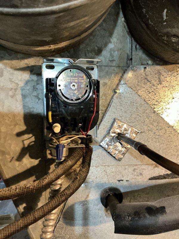 Replaced defective limit switch on HVAC system. Parts were ordered and received at shop prior to service appointment. Technician completed installation in one hour, restoring proper safety control operation to the heating unit.