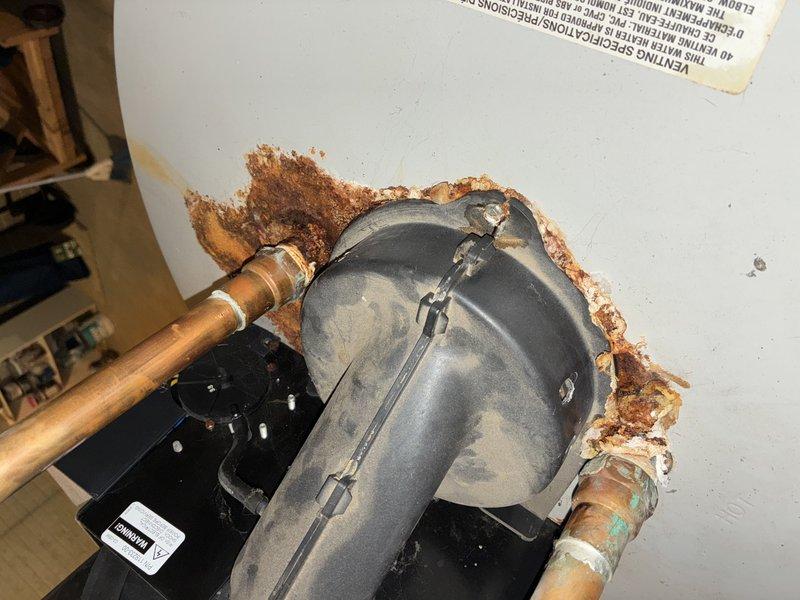 Completed comprehensive heating maintenance on 6-year-old furnace system. Performed thorough inspection of control boards, electrical connections, and wiring harnesses, documenting current system condition. Noted significant rust and corrosion present at pipe penetration points through exterior wall requiring future attention. All electronic components, circuit boards, and safety controls inspected and found operational at time of service.