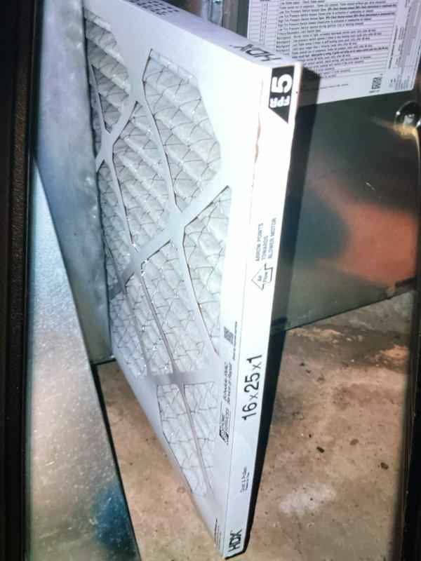 Completed annual AC tune-up on 9-year-old cooling system with no reported issues. Performed comprehensive maintenance inspection including filter check (16x25x1 filter documented), internal component examination of blower motor assembly, electrical connections, and control board verification. All system components found operating within normal parameters.