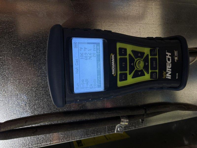 Replaced defective heat exchanger on heating system after parts arrival. Performed system diagnostics and combustion analysis using field instruments to verify proper operation and safe parameters upon completion.