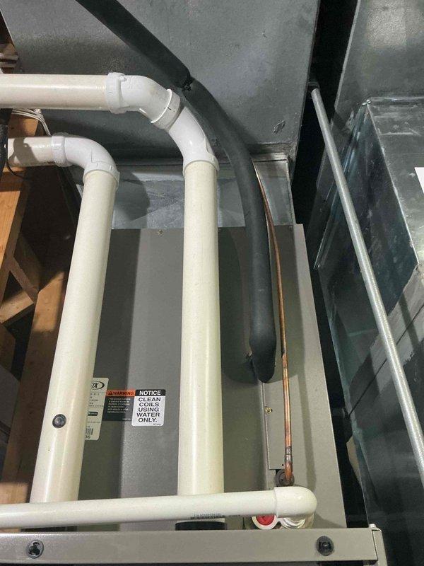 Completed scheduled maintenance visit on 8-year-old furnace system. Performed comprehensive inspection of heating unit including visual examination of control board, wiring connections, and system components. All electrical connections verified secure, circuit board operating within normal parameters, and condensate drainage system confirmed clear and functioning properly. System tested and operating efficiently with no issues found.