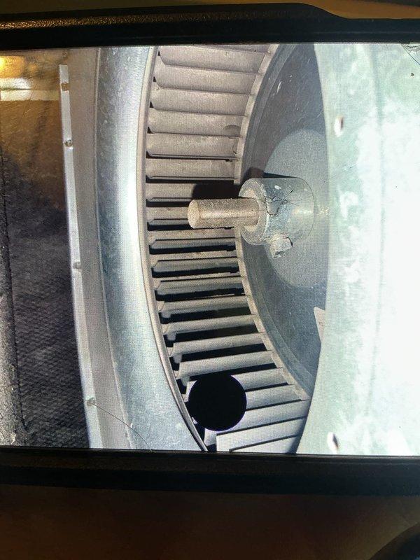 Completed MVP recurring heating maintenance visit. Inspected blower wheel assembly and found dust accumulation on blades; assessed blower motor operation and verified proper function. Examined and tested flame sensor, confirming electrical connectivity and component integrity to ensure reliable system ignition and safe operation.