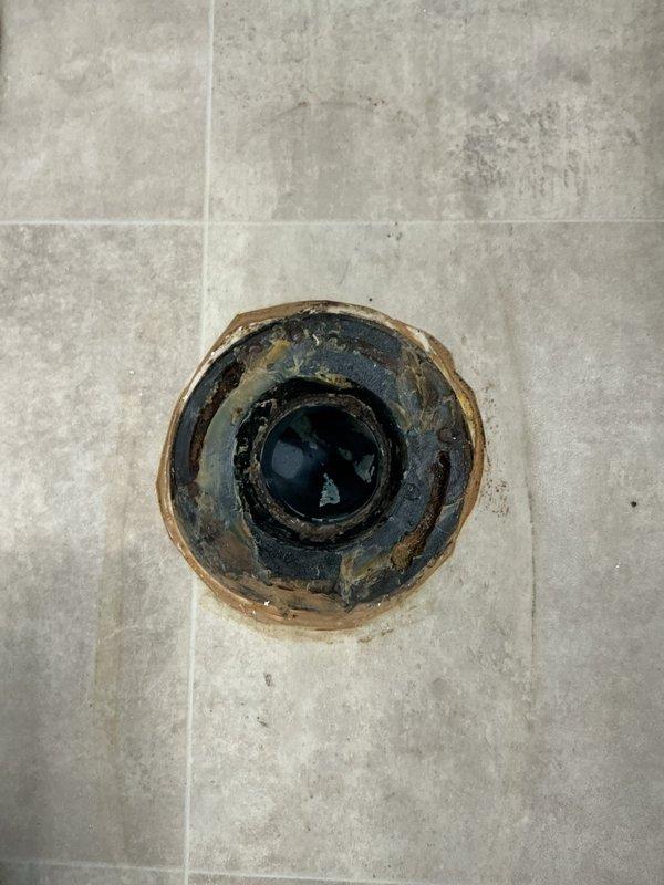 Installed a new American Standard Cadet Pro model toilet with round bowl and standard height in residential bathroom. Removed existing toilet fixture, prepared flange and mounting surface, set new two-piece toilet unit with proper wax ring seal, secured to floor, connected water supply line, and tested for proper operation and leaks. Installation completed successfully with all components functioning as specified.