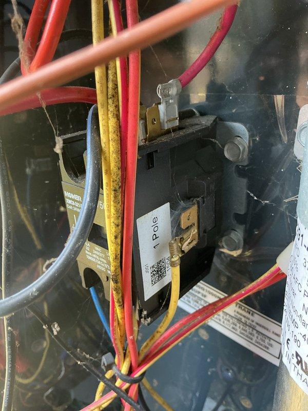 Completed comprehensive AC tune-up on 11-year-old cooling system for MVP member. Performed electrical testing using clamp meter to verify proper amperage draw and system performance, inspected contactor assembly and all electrical connections for secure termination and proper operation, and documented equipment condition through detailed photography. All components operating within manufacturer specifications at time of service.
