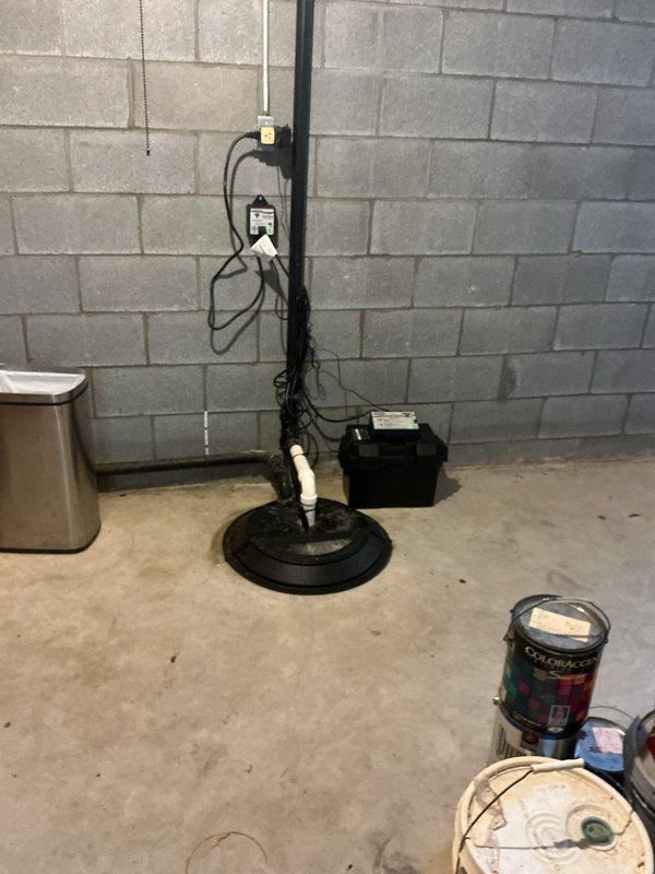 Completed warranty replacement of defective 12-volt float switch on sump pump system. Initial parts order required reordering to obtain correct components from manufacturer. Upon receipt of proper replacement float switch, installed new unit and verified proper operation of sump pump and battery backup system, restoring full functionality to the discharge assembly.