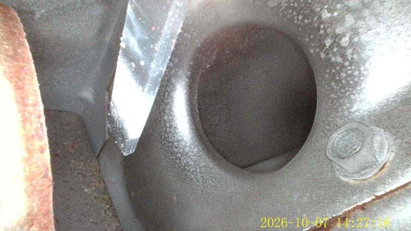 Completed routine maintenance on 32-year-old gas furnace located in crawlspace. Inspection revealed severe corrosion on vent pipe and moisture accumulation on blower housing, indicating potential condensation issues that require monitoring. All accessible components were inspected and system was evaluated for safe operation.