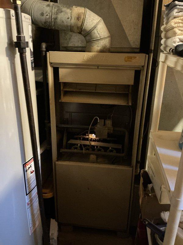 Completed comprehensive furnace tune-up on residential heating system. Performed internal inspection of ductwork using digital borescope camera, identifying deteriorated insulation material and buildup within supply ducts. Verified burner assembly operation with proper flame characteristics, cleaned and adjusted components as needed, and confirmed all safety controls functioning within manufacturer specifications.