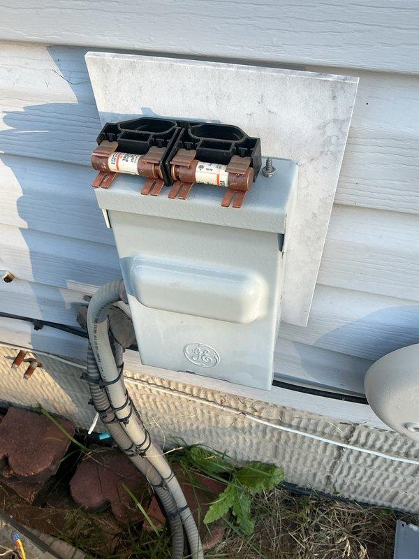 Completed scheduled maintenance visit for MVP customer's Lennox HVAC system. Performed standard cooling season inspection, verified furnace unit operation, and confirmed electrical disconnect box components were functioning properly with all three fuses intact and secure.