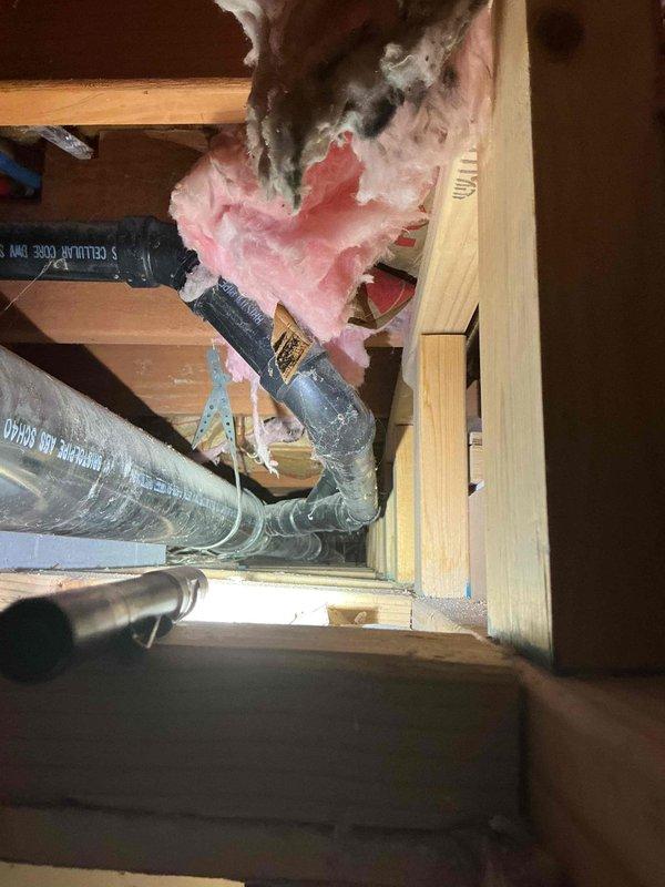 Conducted comprehensive electrical estimate for generator installation at residential property. Performed thorough site assessment of attic space and existing electrical infrastructure, documenting current conditions including HVAC ductwork routing, insulation placement, and available clearances for potential generator transfer switch and associated wiring pathways. Photographed structural framing, existing flexible duct installations, and electrical access points to develop accurate scope of work for whole-house generator system integration with main electrical panel.