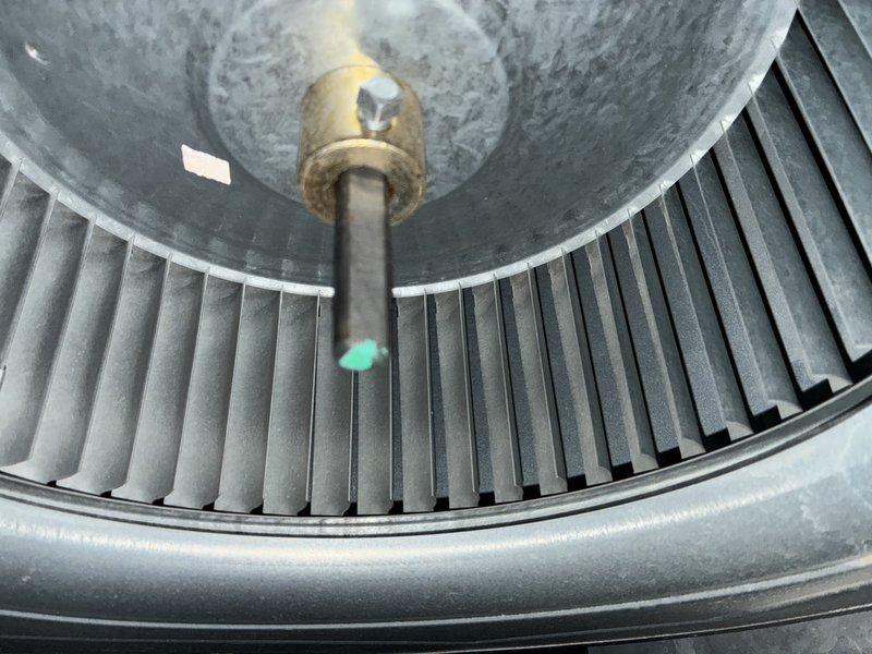 Completed MVP recurring cooling maintenance visit. Performed comprehensive system inspection including visual examination of control board, wiring connections, and blower assembly. All electrical connections secure, control board operating within normal parameters, and blower wheel showing standard operational wear with no immediate service concerns identified.