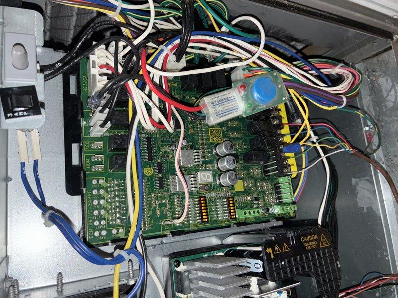 Completed comprehensive MVP heating maintenance inspection and system evaluation. Thoroughly examined and photographed blower assembly components, including squirrel cage fan wheel and motor bearing assembly, confirming clean operation and proper mechanical condition with no debris accumulation or wear indicators. Inspected control board and electrical connections within the air handler, verifying all wire terminations, circuit board integrity, and safety systems are functioning correctly with no signs of overheating, corrosion, or component failure.