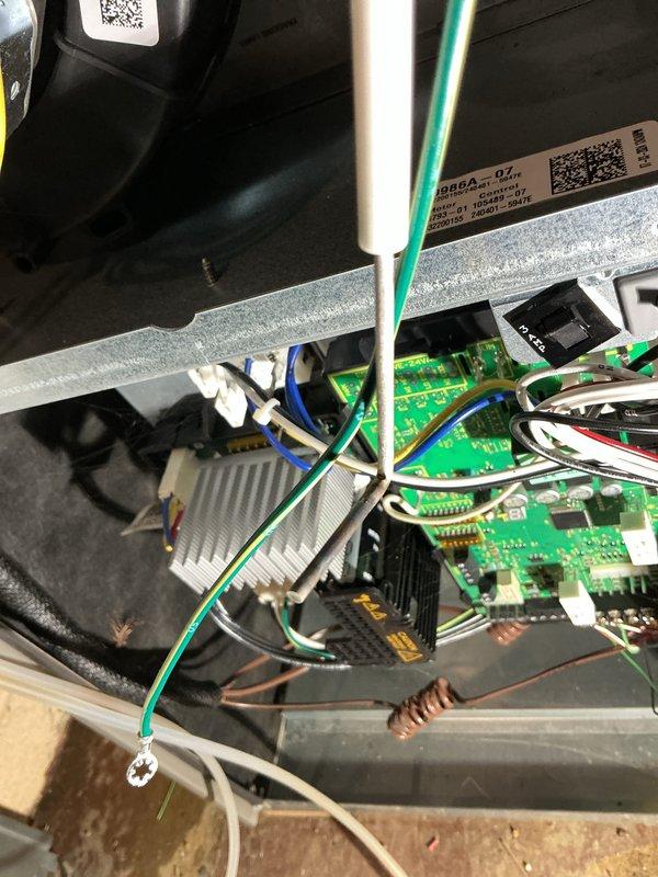 Performed routine heating system maintenance, opening the equipment cabinet to inspect the control board, wiring harness, terminal connections, blower motor assembly, and the 3-amp low-voltage fuse. Verified wiring was properly secured and routed, with no signs of corrosion, overheating, or component damage, and checked refrigerant tubing and heat sink for obstructions or deterioration. System was found in good working condition with no repairs required.