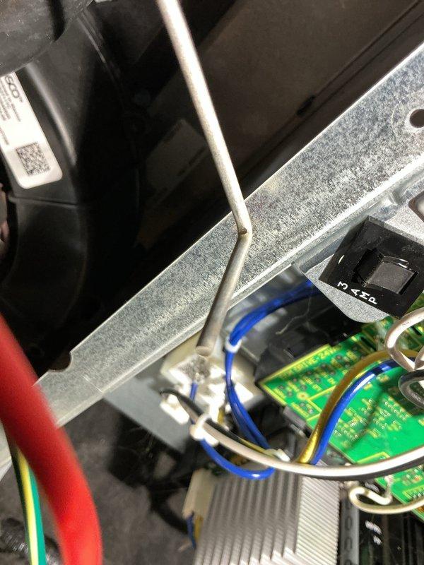 Performed routine heating system maintenance, opening the equipment cabinet to inspect the control board, wiring harness, terminal connections, blower motor assembly, and the 3-amp low-voltage fuse. Verified wiring was properly secured and routed, with no signs of corrosion, overheating, or component damage, and checked refrigerant tubing and heat sink for obstructions or deterioration. System was found in good working condition with no repairs required.