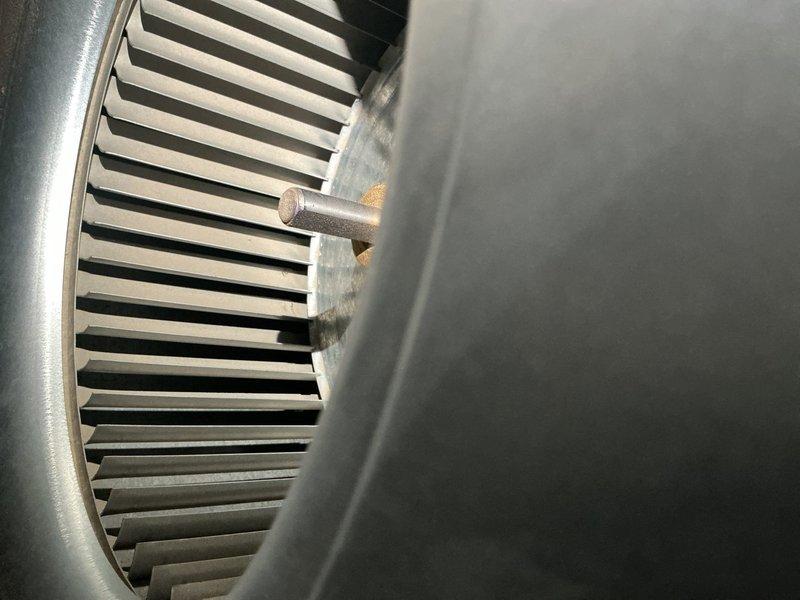 Performed scheduled heating maintenance on a Lennox upright gas furnace, including inspection of the blower assembly, where a light accumulation of dust was observed on the squirrel-cage wheel fins with no signs of rust, breakage, or frost. Verified the condition of the furnace cabinet, PVC venting, ductwork, filter housing, and electrical connections, with no visible damage or deficiencies noted, and the system is operating normally.