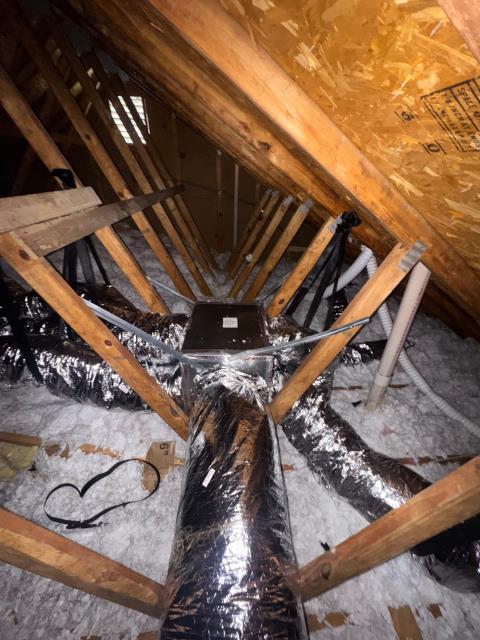 Installed a brand new duct system and whole house media filter for a long-time customer. They ensured their equipment with a All-Inclusive, Worry-Free Warranty. 
