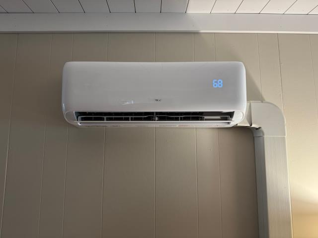 Installed a brand new mini split for a customer with an older home. This was the best solution for a customer having issues keeping their house cool during hot summers!