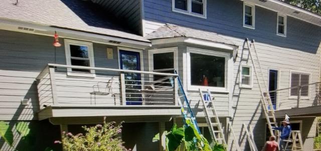 Roswell, GA - Composite Deck Replacement and James Hardie ColorPlus Siding Replacement Final repairs Roswell, GA - Composite Deck Replacement and James Hardie ColorPlus Siding Replacement Final repairs