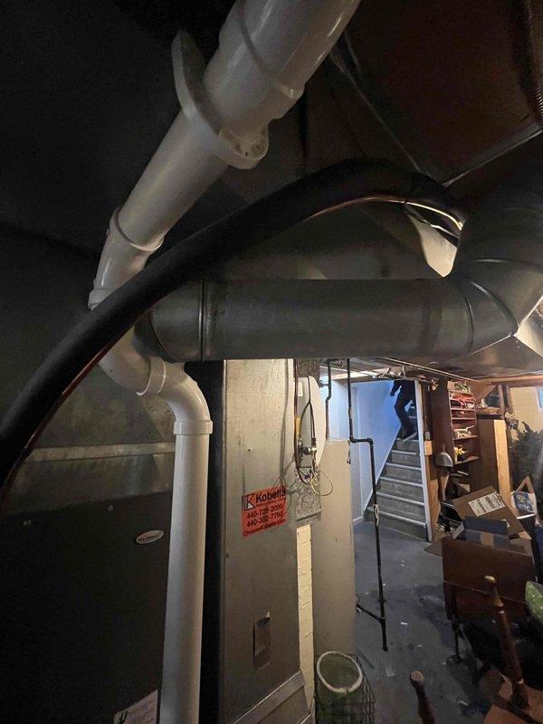 Performed diagnostic inspection of HVAC system after customer reported cold air from one vent. Conducted measurements of existing ductwork and equipment to prepare replacement estimate as requested by Sam K. Estimate provided for complete system replacement with recommendation to proceed with installation.