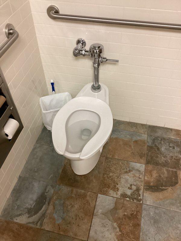 Completed plumbing membership maintenance visit. Inspected water heater system including main tank, expansion tanks, and associated piping/valves to verify proper operation. Performed visual inspection of commercial restroom fixtures including ADA-compliant toilet and safety grab bars to ensure functionality.