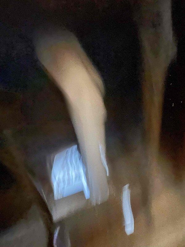 Returned to property to cut open kitchen ceiling for access to upstairs shower drain line as previously quoted. Inspected PVC piping connections in ceiling cavity and identified shower drain configuration for future repair work.