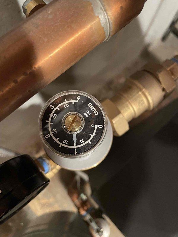 Completed return visit to install magnetic filter on boiler system as previously sold. Added inhibitor to system as recommended. Observed debris accumulation inside existing fittings, indicating potential scale buildup in the system. Filter installation will help prevent further circulation of particulate matter and extend system lifespan.