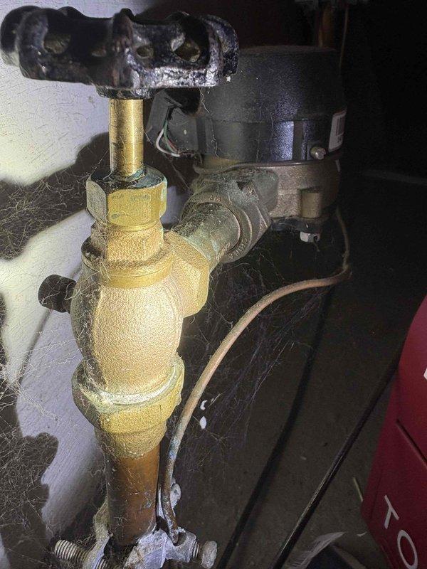 Replaced leaking cartridge in customer's faucet. Checked water pressure with gauge and inspected valve assembly which showed signs of corrosion. Restored proper function and eliminated leak.