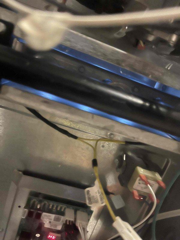 Responded to no heat complaint on a recently installed gas furnace (Feb 2024) where thermostat was set at 70°F but reading 60°F. Inspection revealed debris in the draft inducer motor assembly which was causing operational issues. Cleaned inducer motor, verified proper ignition sequence, and restored normal heating function. System now maintaining proper temperature.