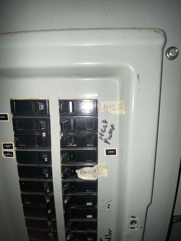 Conducted assessment of non-operational 2006 Trane heating system. Documented measurements for potential replacement unit and inspected electrical panel to verify circuit capacity for new HVAC installation. Customer referred through AH.