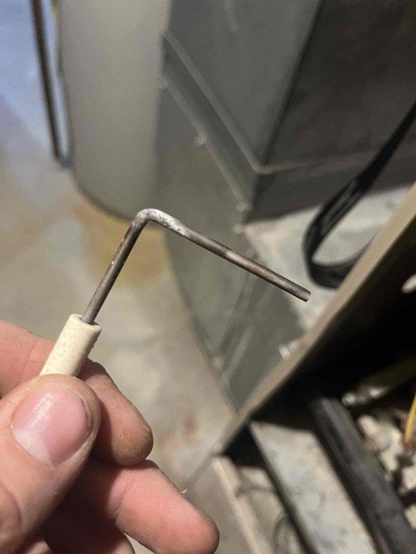 Performed routine maintenance on furnace for Mike Mercer. Inspected heating system and found unit was not emitting heat. Utilized hex key tool to make necessary adjustments to restore proper heating function.