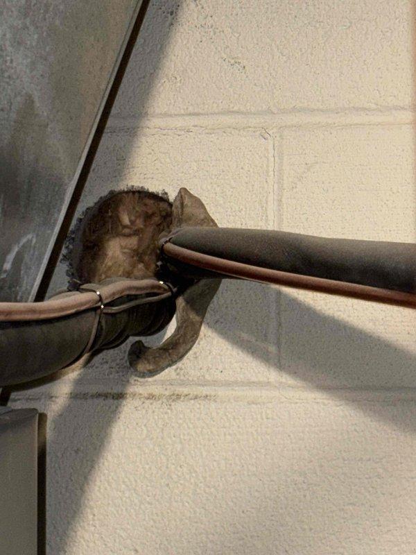 Assumed lead on furnace replacement project referred by Jeff. Completed installation of new unit with attention to proper line-set routing through exterior brick wall and sealing of wall penetrations. Verified all connections and insulation integrity.