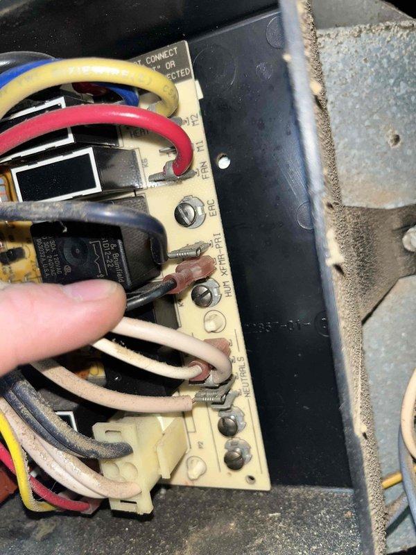 Responded to service call for furnace blowing cold air. Performed diagnostic inspection of heating system, identifying issue with control board/flame sensor. Repaired electrical connections on circuit board and tested system operation, confirming proper heat production. Discussed maintenance plan options with customer to prevent future issues.