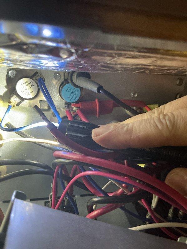 Diagnosed and resolved no-heat issue in aging system by identifying faulty control board components. Replaced damaged wiring connections and verified proper operation using Fieldpiece diagnostic tool, with post-repair readings confirming system is now functioning within normal parameters.