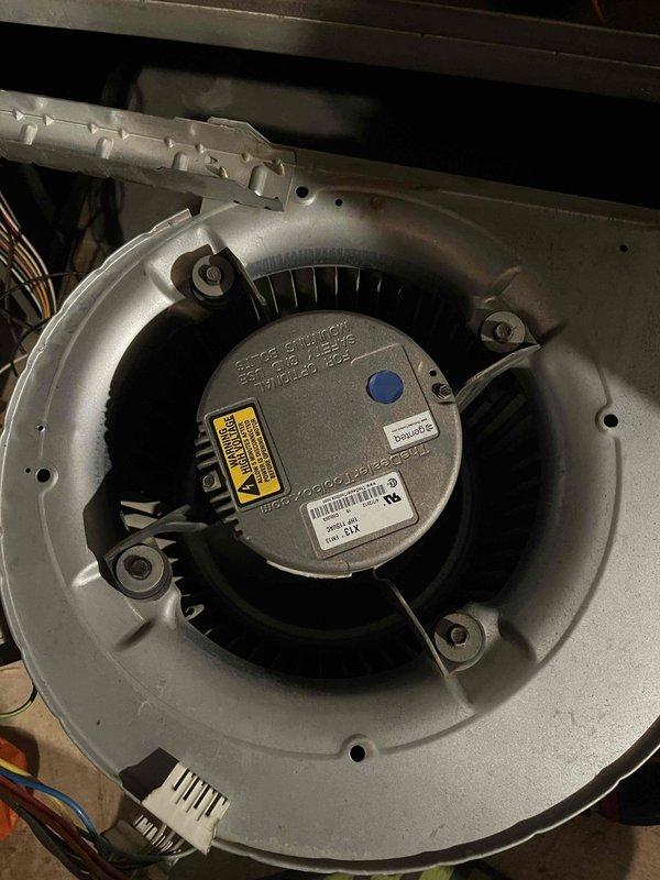 Returned to replace ECM blower motor as previously diagnosed. Removed defective motor assembly from housing and installed new ECM blower motor. Verified proper wiring connections on circuit board and tested system operation. Customer also enrolled in maintenance plan. Parts were delivered as scheduled and installation was completed within estimated 2-hour timeframe.