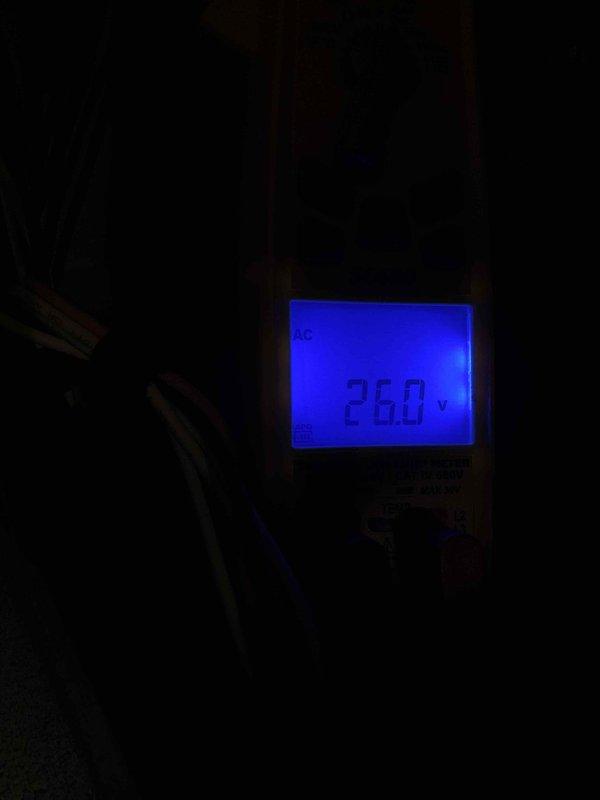 Responded to service call for non-functioning furnace with red light flashing 2-3 times, indicating gas valve lockout. Performed electrical diagnosis with multimeter, confirming 26.0V at the gas valve. Inspected and cleaned system components after customer reported temporary resolution following debris removal. Verified proper operation of gas valve and restored system functionality.