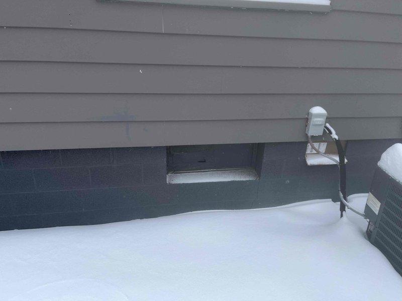 Responded to frozen pipe emergency in basement crawl space. Accessed pipes through exterior foundation entry point to minimize interior disruption. Successfully thawed frozen section located in wall cavity and inspected surrounding plumbing system to ensure proper water flow restoration.