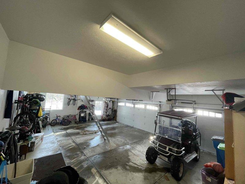 Diagnosed furnace in attic leaking through ceiling. Visual inspection revealed water damage on interior walls and moisture accumulation. Recommend professional water remediation and further evaluation of furnace drainage system to prevent additional structural damage.
