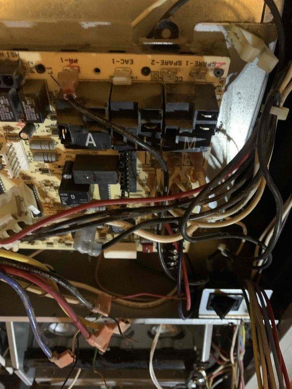 Returned to complete previously sold repair by Sam AZ, installing new inducer motor control board and mini capacitor in customer's HVAC system. Removed existing defective control board, installed replacement board with proper wire connections to labeled terminals, and replaced mini capacitor. Verified all electrical connections, powered up system, and confirmed proper operation of the newly installed components.